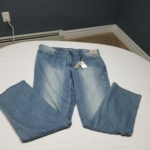 NWT Calvin Klein Slim Straight Jeans 38x32